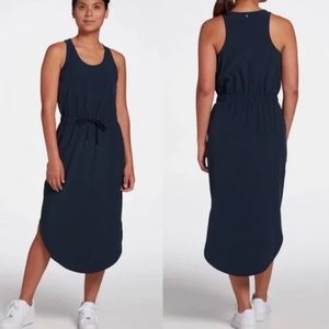 Calia by Carrie Underwood Dark Blue Athletic MIDI Dress in size Large